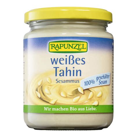 Rapunzel Tahin weiß Sesammus 1er Pack 1 x 250 g Bio Amazon de