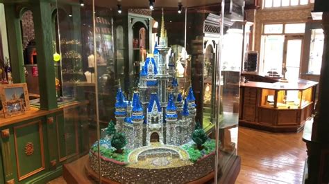 New Crystal Encrusted Cinderella Castle In Crystal Arts On Main Street