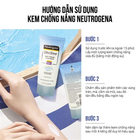 Kem Chống Nắng Neutrogena Ultra Sheer Dry Touch Spf 50 Mint Cosmetics