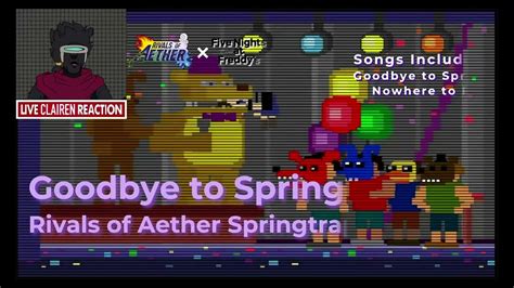 Goodbye To Sping Remix Rivals Of Aether Springtrap Mod Youtube