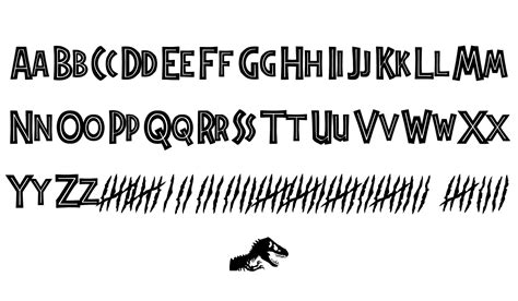 Jurassic Park Font By Filmfonts Fontspace