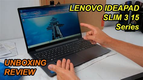 Laptop💻lenovo Ideapad Slim 3 15 📦unboxing Review Información ⌨️🖱️ Test 📸🌡️🎤🔊 Youtube