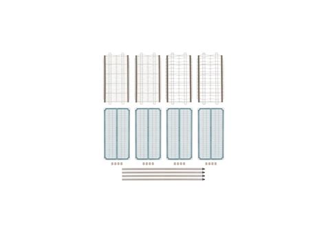 Metro Pr48x4 Stationary Drying Rack Wtwo Tray Racks And Two Pan Racks 24 X 48 X 74 800 Lbs