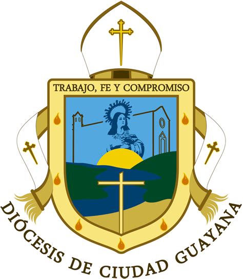 Diocese Of Ciudad Guayana Arms Armoiries Escudo Wappen Crest Of