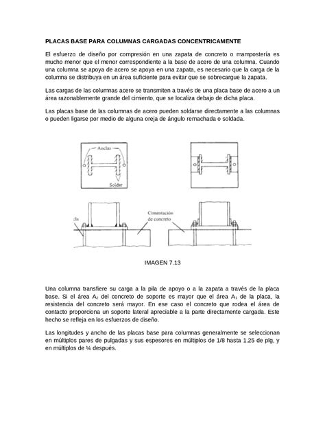 Docx Placas De Base Para Columnas Y Placas De Apoyo Para Vigas Dokumentips