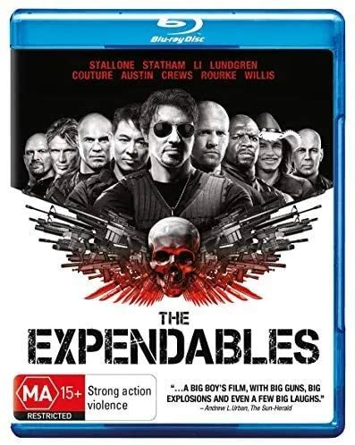 THE EXPENDABLES BLU RAY 2010 Sylvester Stallone Jason Statham Jet