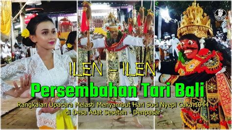 Persembahan Tari Bali Sukacita Menyambut Hari Suci Nyepi Caka 1944 Di