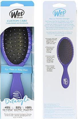 Wet Brush Custom Care Thin Hair Detangler Szczotka Do W Os W Purple