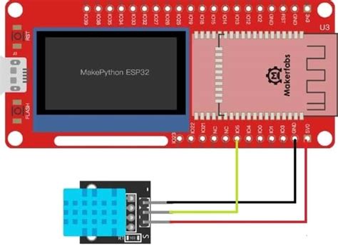 Micropython Esp With Dht Humidity Temperature Sensor