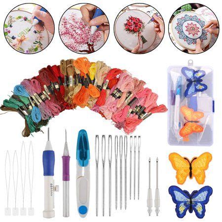 Embroidery Starter Kit EEEkit Embroidery Pen Set Including Magic