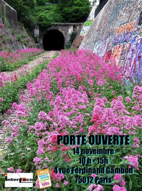 Porte Ouverte Sur La Petite Ceinture Ferroviaire Dans Le Cadre Du Mois