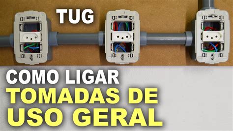 Como Ligar Tomadas De Uso Geral Tug De Pinos Youtube