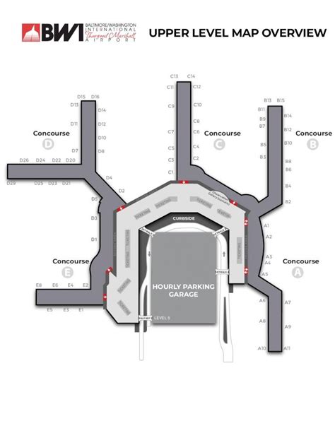 Pdf Upper Level Map Overviewa C B D E Skywalk B Skywalk A Skywalk