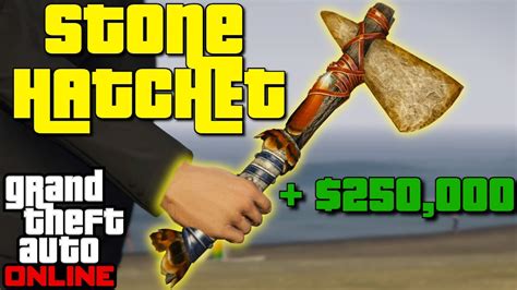 Easy How To Get The Stone Hatchet In Gta 5 And Red Dead Online