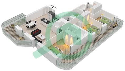 Floor Plans For Type Unit B Unit Bedroom Apartments In Palace