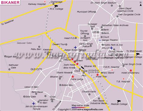 Bikaner Location Map Where Is Bikaner