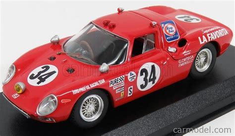 BEST MODEL 9668 Scale 1 43 FERRARI 250LM N 34 WINNER CLASS 24h