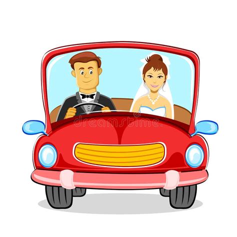 Just Married Couple Stock Illustration Illustration Of Decoration