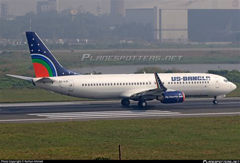 S2 AJD US Bangla Airlines Boeing 737 8Q8 WL Photo By Raihan Ahmed ID