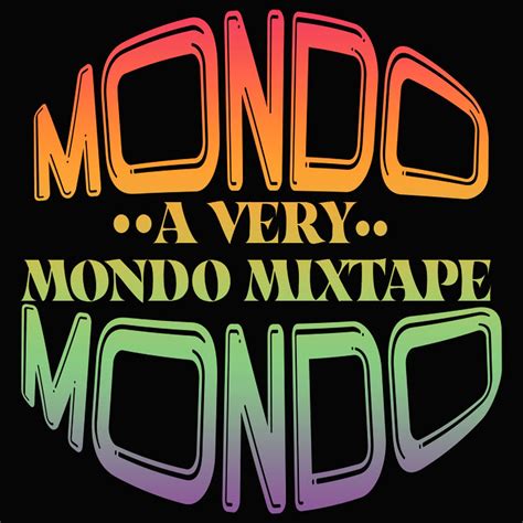 Mondo Mondo Logo Gradient Poster 80s Painting By Paul Nathan Fine Art