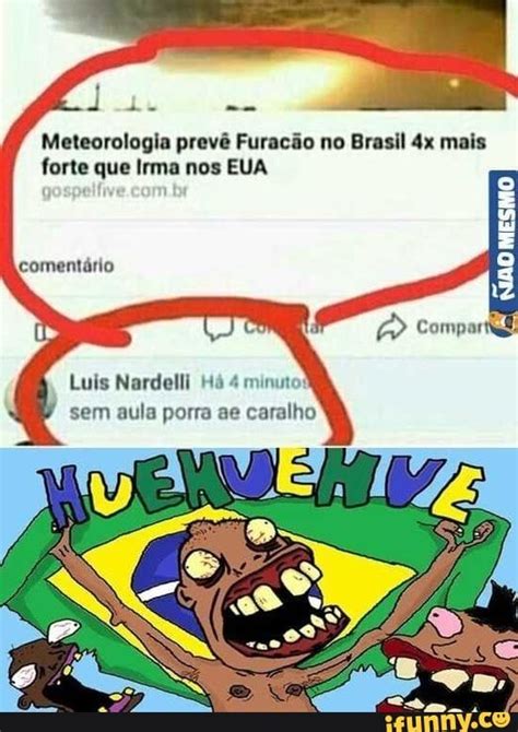 El Meteorologia Prev Furac O No Brasil Mais Forte Que Irma Nos Eua