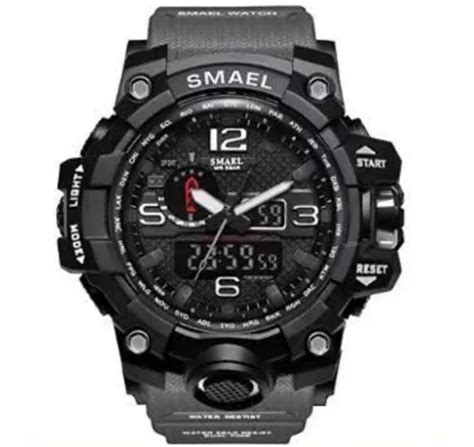 Reloj Hombre Smael 1346c Uso Rudo Militar Sumergible