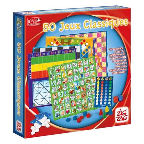 Coffret 50 Jeux Classique Zig Zag Jeux Action Zig Zag Jeux Action