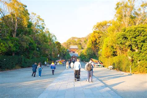 Tsurugaoka Hachimangu Shrine Editorial Stock Image Image Of Famous