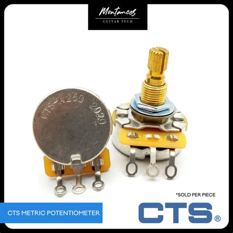 CTS Metric Potentiometers for Asian made Guitars (includes 2 sets of ...