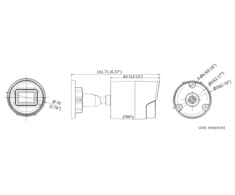 Hikvision Ds 2cd2066g2 Iu 6mp Ip Acusense Mini Bullet 2 8mm