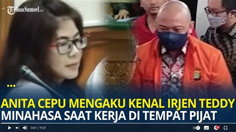 Dicecar Hotman Paris Anita Cepu Mengaku Kenal Irjen Teddy Minahasa