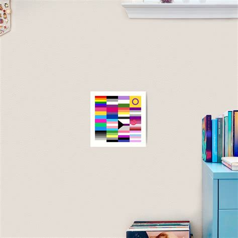 Lgbt Pride Flags Collage Art Print For Sale By Scottykat Redbubble