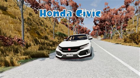 Мод Honda Civic FK8 для BeamNG drive YouTube