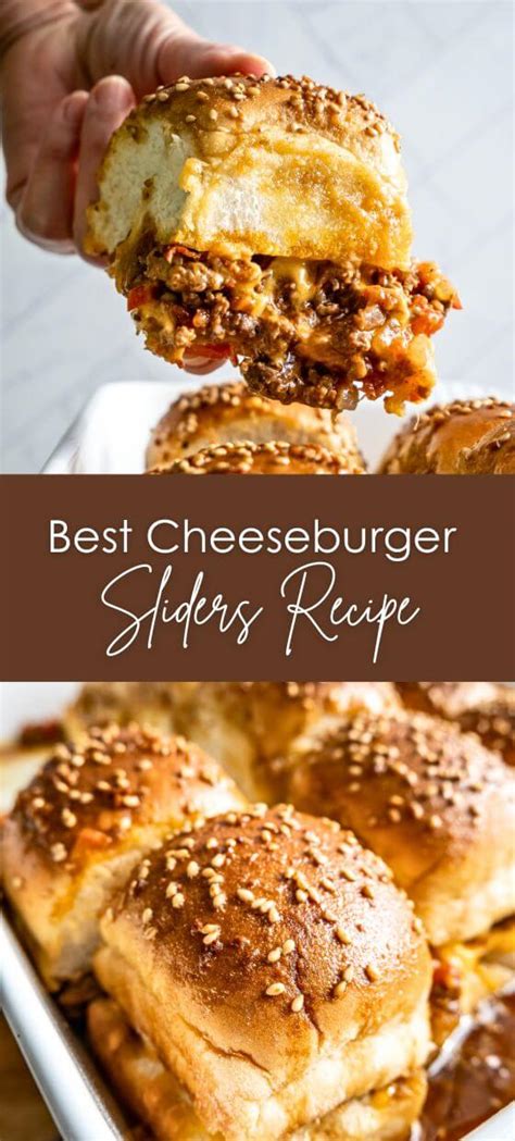 Best Cheeseburger Sliders Recipe - Yummy and fully