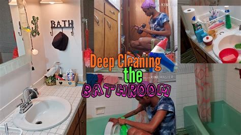 Clean My Bathroom With Me Youtube