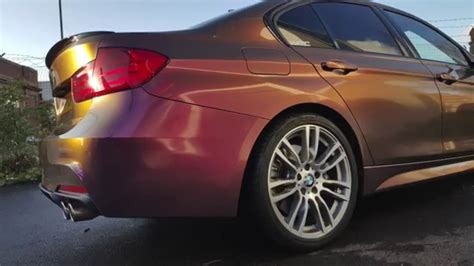 Bmw F30 320d Wrapped By Wmc In Colour Shift Vinyl Youtube