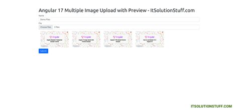 Angular Multiple Image Upload Example Tutorial Itsolutionstuff