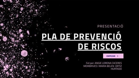 Pla de prevenció de Riscos Laborals