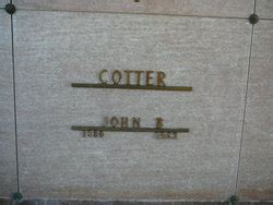 John Burlay Cotter 1880 1962 Mémorial Find a Grave