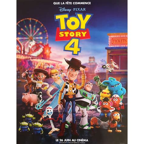 TOY STORY 4 French Movie Poster - 15x21 in. - 2019