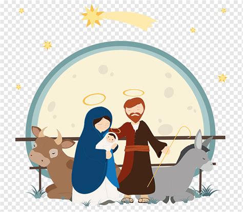 Friendship Day Human Nativity Of Jesus Christmas Day Cartoon