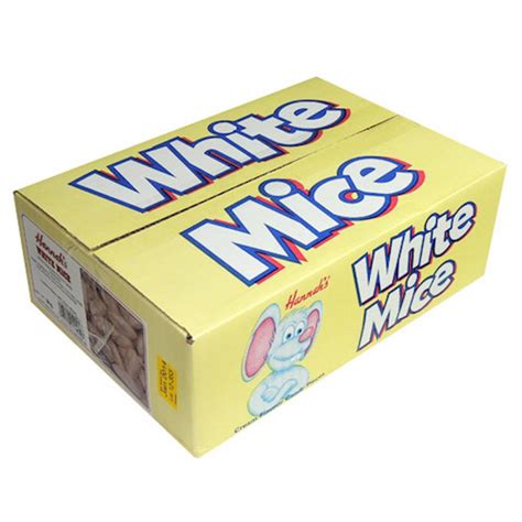 Hannahs Chocolate White Mice 3kg Planet Candy Irelands Leading