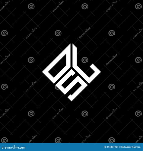 Osl Letter Logo Design On Black Background Osl Creative Initials