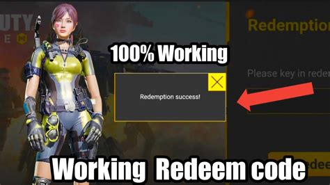 New Working Redeem Code March Cod Mobile Redeem Code Call Of