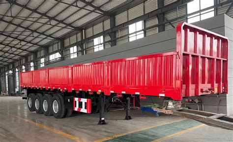 Axles Transport Cargo Semi Trailer Sidewall Semi Trailer Flatbed Semi