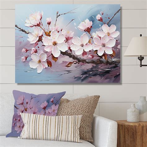 Winston Porter Cherry Blossom Flower Meadow I Print On Canvas Wayfair