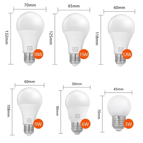 Led Bulb E27 3w 6w 9w 12w 15w 18w Led Lamp 220v 240v E14 Led虎窝淘