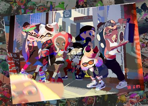 New Splatfest Art This Is Not A Drill Splatoon