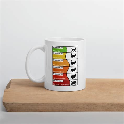 Cat Chonk Chart Mug - Etsy