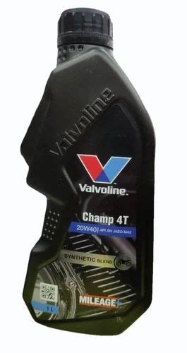 Valvoline Champ 4T 20W40 Synthetic Blend Engine Oil Bottle Of 1 Litre